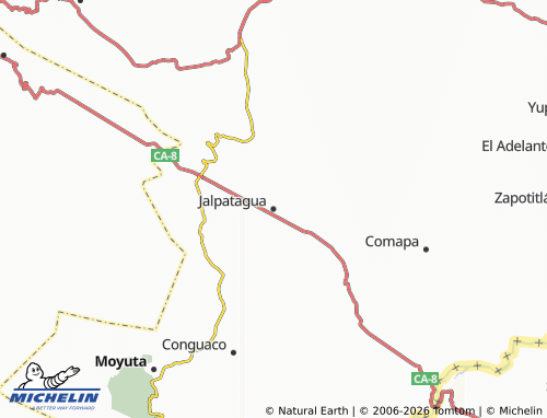 Mappa MICHELIN Jalpatagua - ViaMichelin