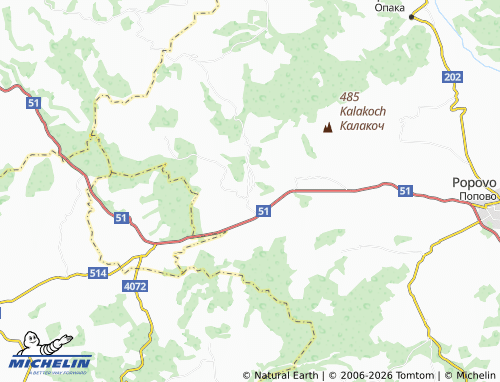 Mapa MICHELIN Voditsa - ViaMichelin