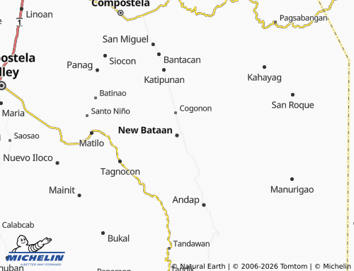 MICHELIN New Bataan map - ViaMichelin