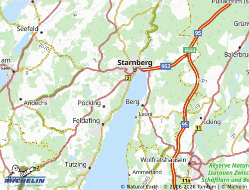 MICHELIN Niederpöcking map - ViaMichelin