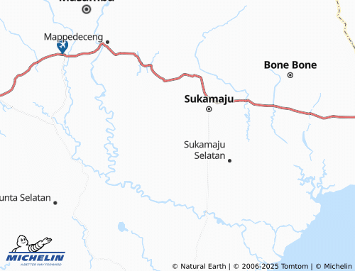 Carte MICHELIN Sukadamai - ViaMichelin