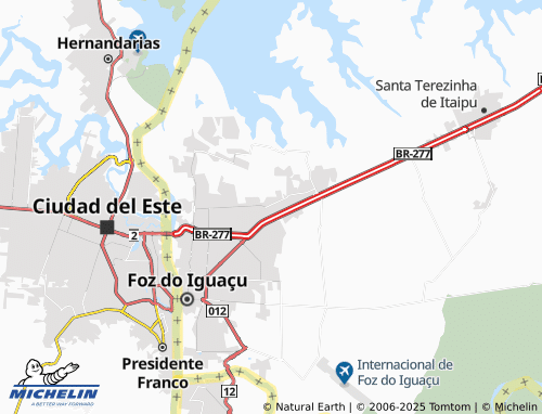 MICHELIN Três Bandeiras map - ViaMichelin