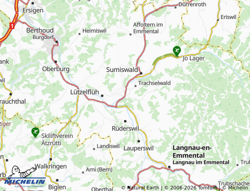 MICHELIN Grünenmatt map - ViaMichelin