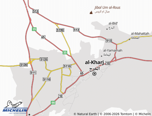 Carte MICHELIN al-Nasifah - ViaMichelin