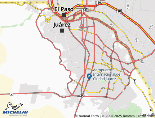 MICHELIN Revolución Mexicana map - ViaMichelin