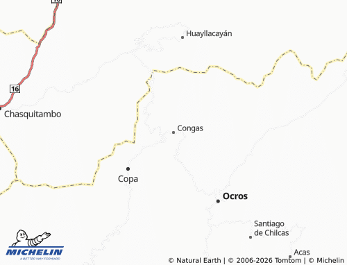 MICHELIN Congas map - ViaMichelin