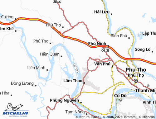 Mapa MICHELIN Xuân Lũng - ViaMichelin