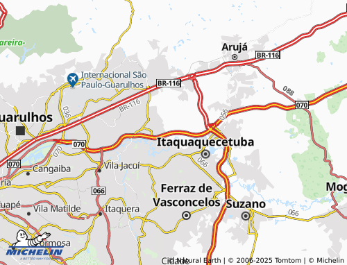 MICHELIN Jardim Karine map - ViaMichelin