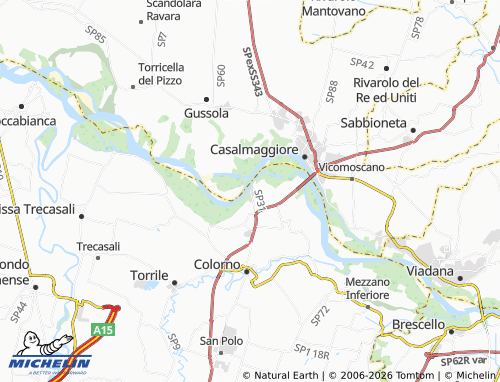 MICHELIN Sacca map - ViaMichelin