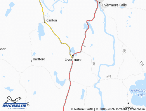 Mappa MICHELIN Livermore - ViaMichelin