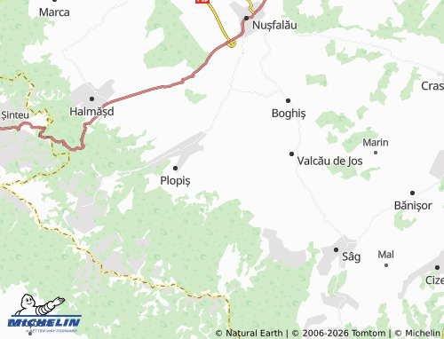 Carte MICHELIN Iaz - ViaMichelin