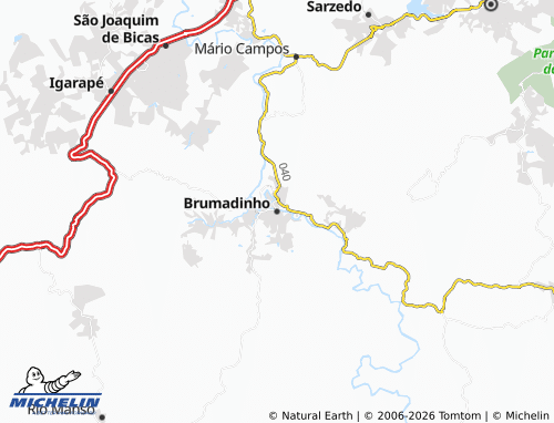 Mappa MICHELIN Brumadinho - ViaMichelin