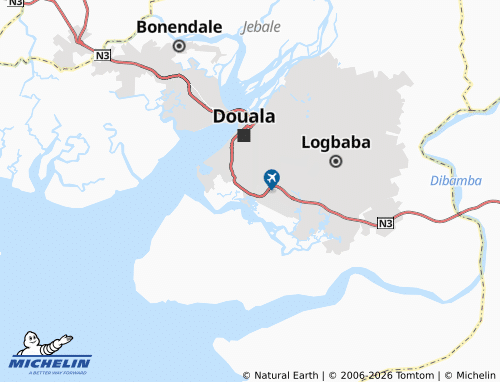 MICHELIN-Landkarte Bonadouma II - ViaMichelin