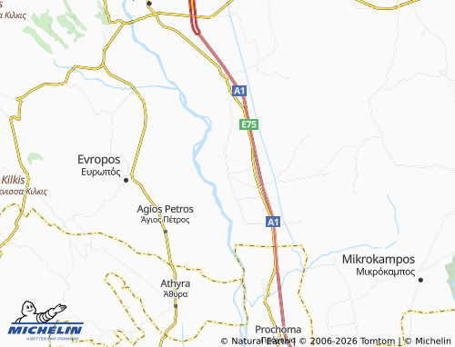 Carte MICHELIN Aspros - ViaMichelin