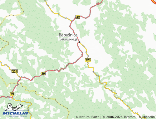 MICHELIN-Landkarte Gorčinci - ViaMichelin
