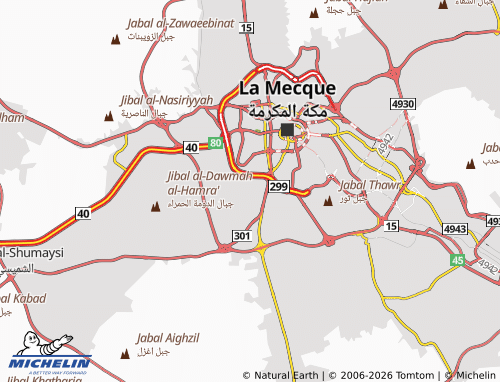 Carte MICHELIN alshawqia - ViaMichelin
