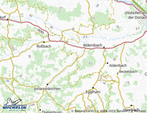 MICHELIN-Landkarte Eggersdorf - ViaMichelin