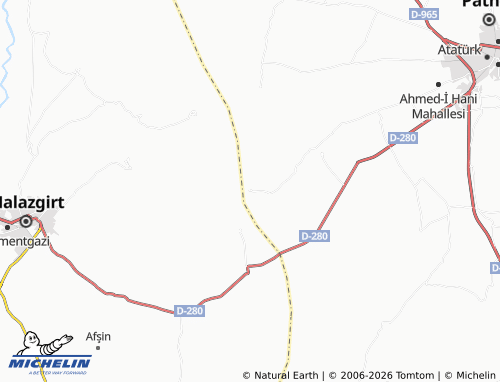 MICHELIN-Landkarte Günbeli - ViaMichelin