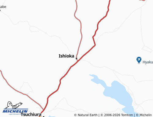 Mapa MICHELIN Ishioka - ViaMichelin
