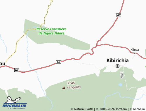 MICHELIN Kisima map - ViaMichelin