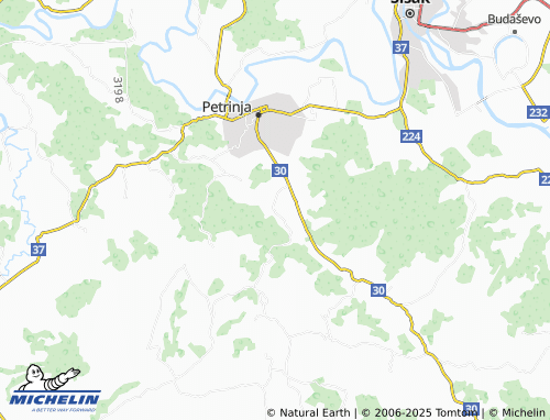 MICHELIN Hrastovica map - ViaMichelin