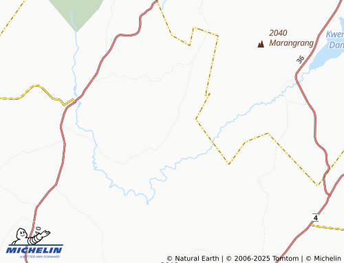 MICHELIN Highland Gate Golf and Trout Estate map - ViaMichelin