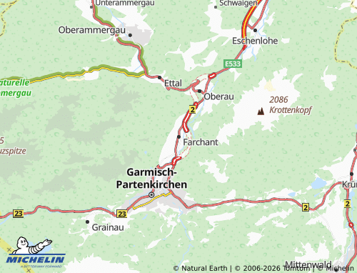 Mappa MICHELIN Farchant - ViaMichelin