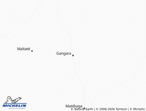MICHELIN Gangara map - ViaMichelin