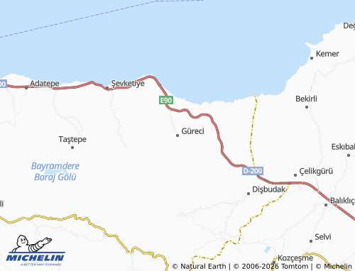 Mappa MICHELIN Güreci - ViaMichelin