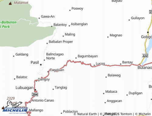 MICHELIN Bagumbayan map - ViaMichelin