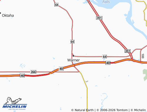 Mappa MICHELIN Warner - ViaMichelin
