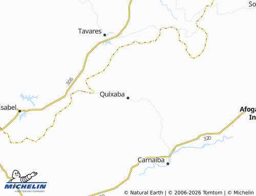 Mappa MICHELIN Quixaba - ViaMichelin