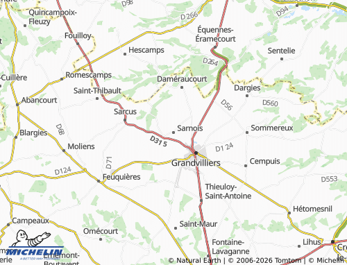Mappa MICHELIN Sarnois - ViaMichelin