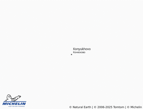 MICHELIN Konyukhovo map - ViaMichelin
