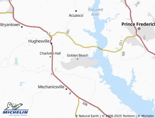 MICHELIN Golden Beach map - ViaMichelin