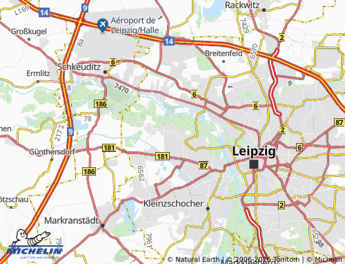 MICHELIN Böhlitz-Ehrenberg map - ViaMichelin