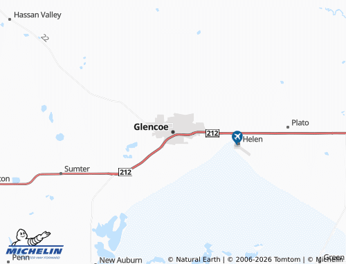 Carte MICHELIN Glencoe - ViaMichelin