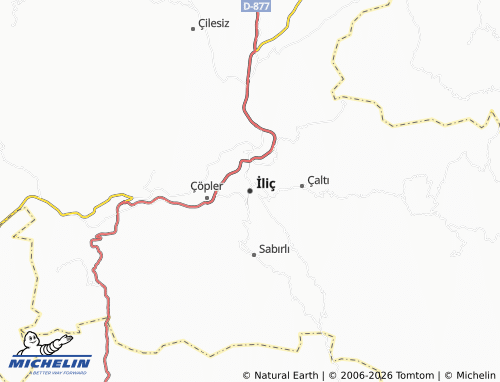 Mappa MICHELIN İliç - ViaMichelin