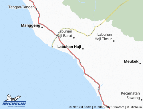 MICHELIN Pawoh map - ViaMichelin