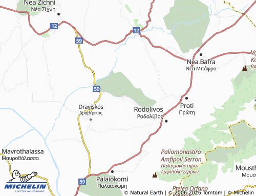 Mapa MICHELIN Domiros - ViaMichelin