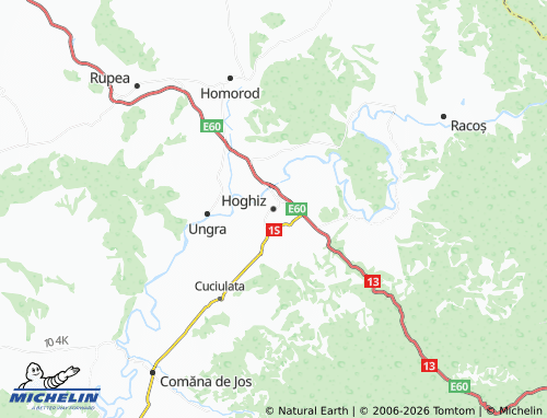 MICHELIN Hoghiz map - ViaMichelin