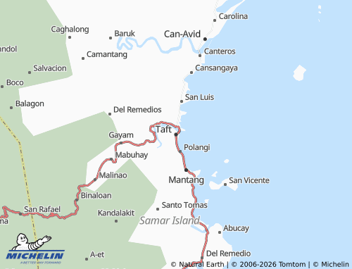 MICHELIN Taft map - ViaMichelin