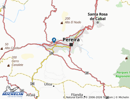 Carte MICHELIN Villa del Prado - ViaMichelin