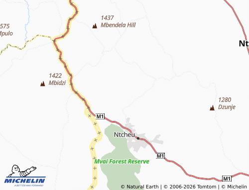 MICHELIN Kalumbu map - ViaMichelin