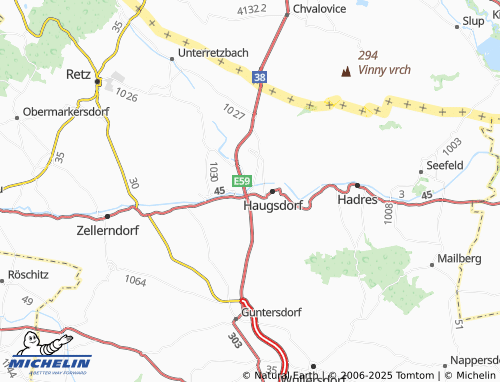 Mappa MICHELIN Jetzelsdorf - ViaMichelin
