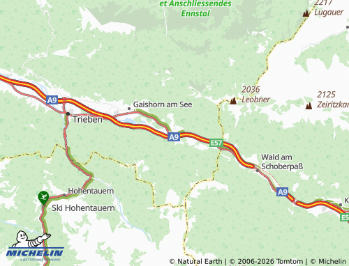 MICHELIN Treglwang map - ViaMichelin