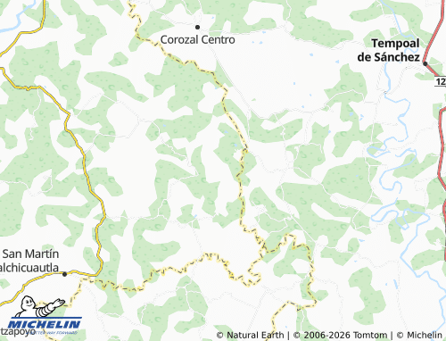 MICHELIN Palmar Alto map - ViaMichelin