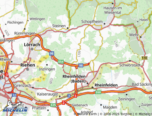 MICHELIN Eichsel map - ViaMichelin
