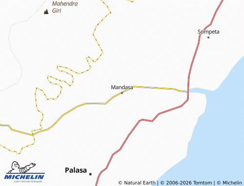 Mapa MICHELIN Mandasa - ViaMichelin