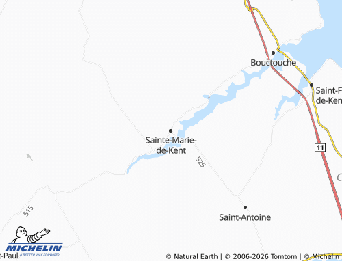 MICHELIN-Landkarte Sainte-Marie-de-Kent - ViaMichelin